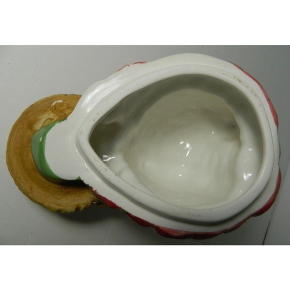 Vintage Bico Christmas Cookie Jar Snowwoman with Ginger Bread Men Cookies 10.5" - Picture 5 of 16